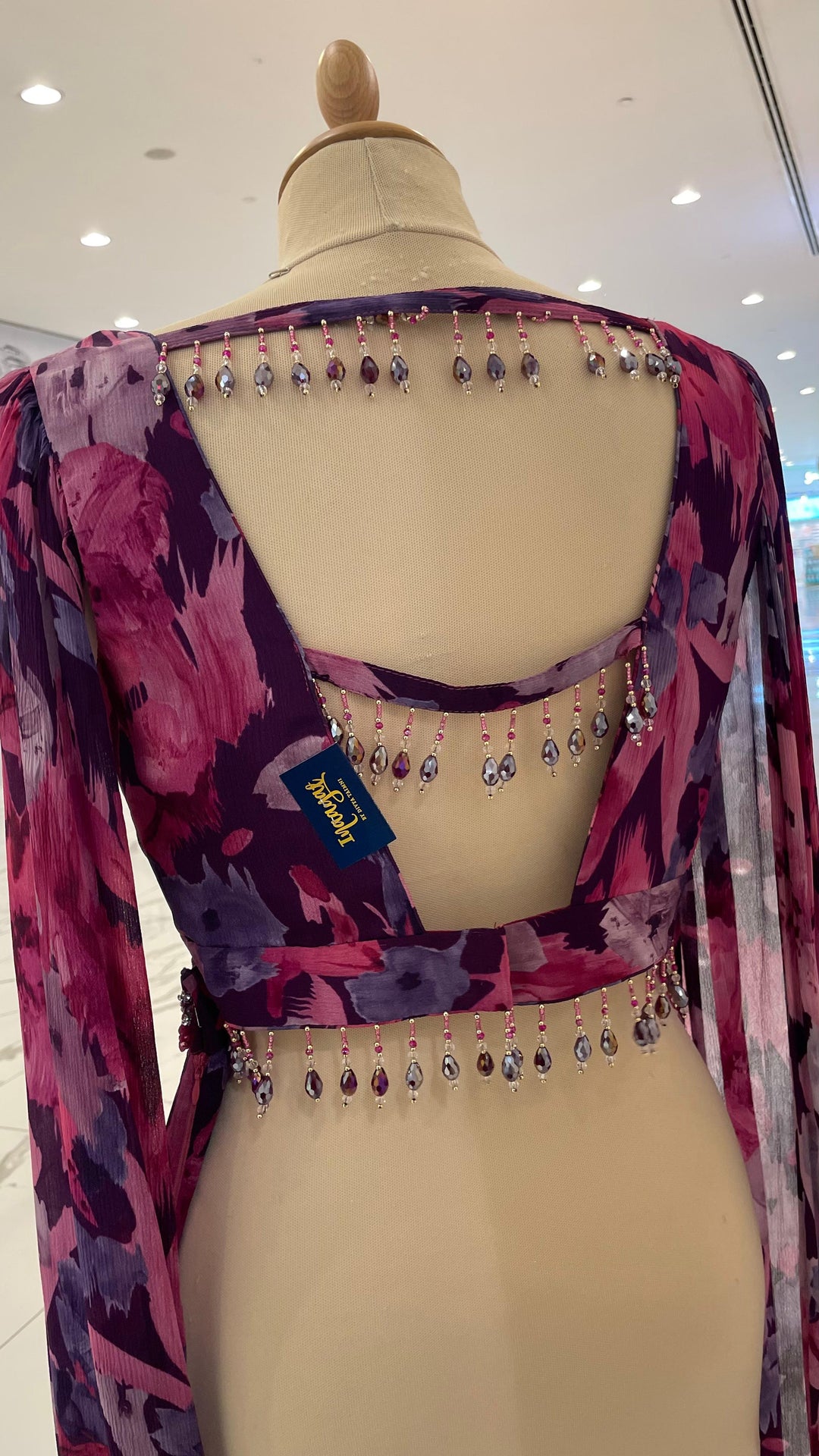 Navya Purple & Pink Georgette Set ( Ready-to-Wear)