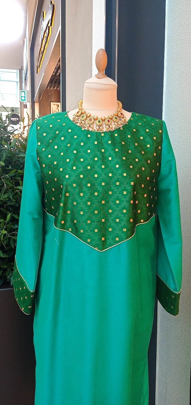 Oksana Emerald Green Midi Dress