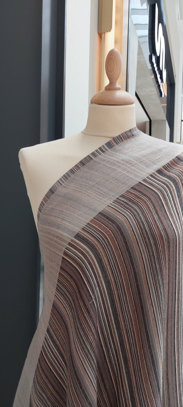 Gulmarg Grey and Multicolor Reversible Pashmina Shawl