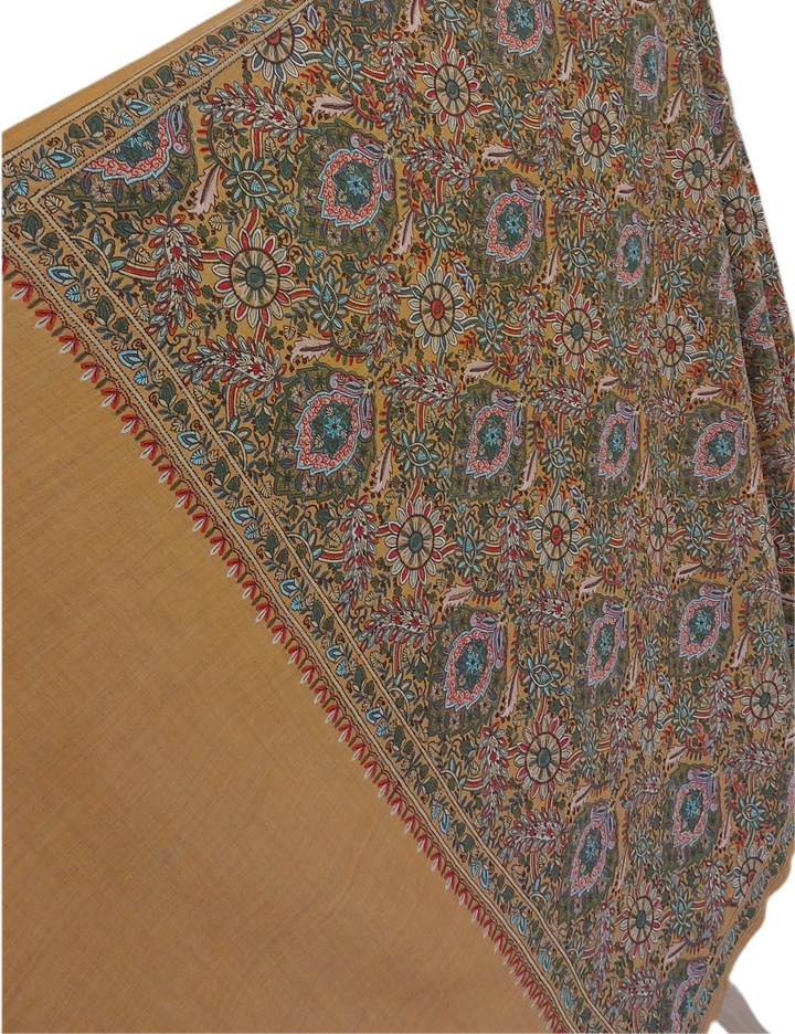 Siya Mustard Yellow Cashere Shawl