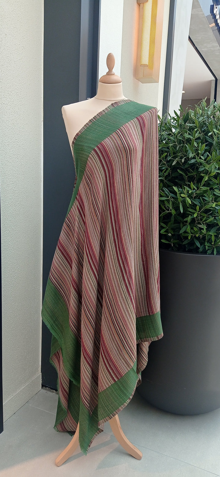 Gulmarg Dark Green Reversible Pashmina Shawl