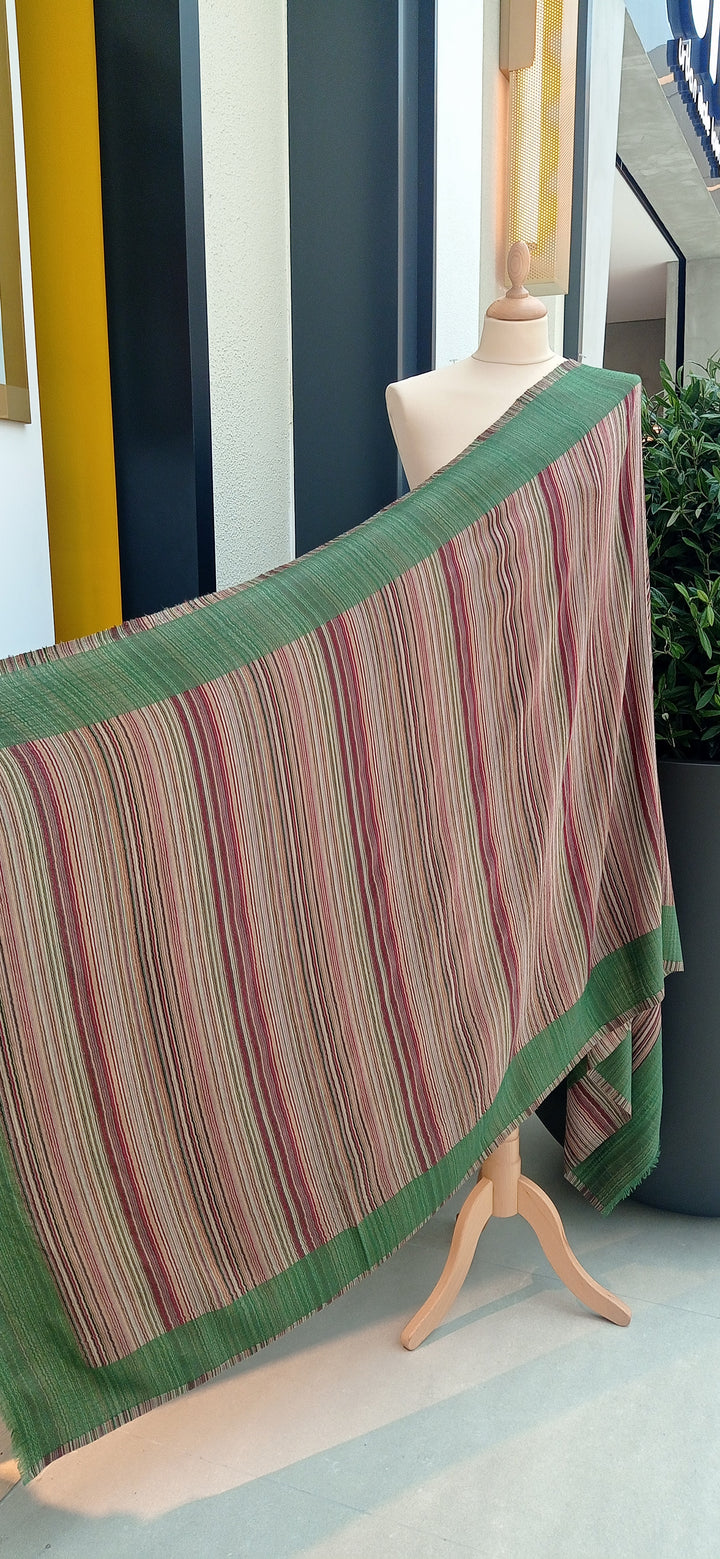 Gulmarg Dark Green Reversible Pashmina Shawl