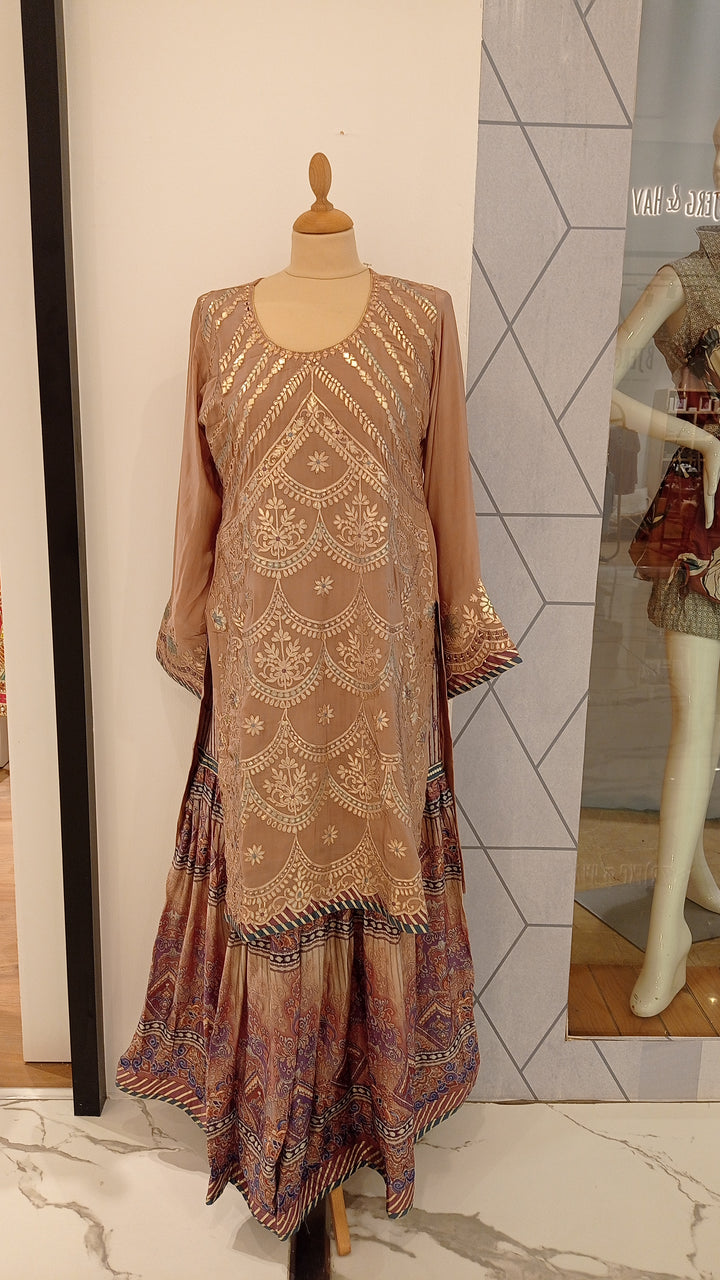 Navya Peach & Purple  Indian outfits in Dubai (Ready to Wear)