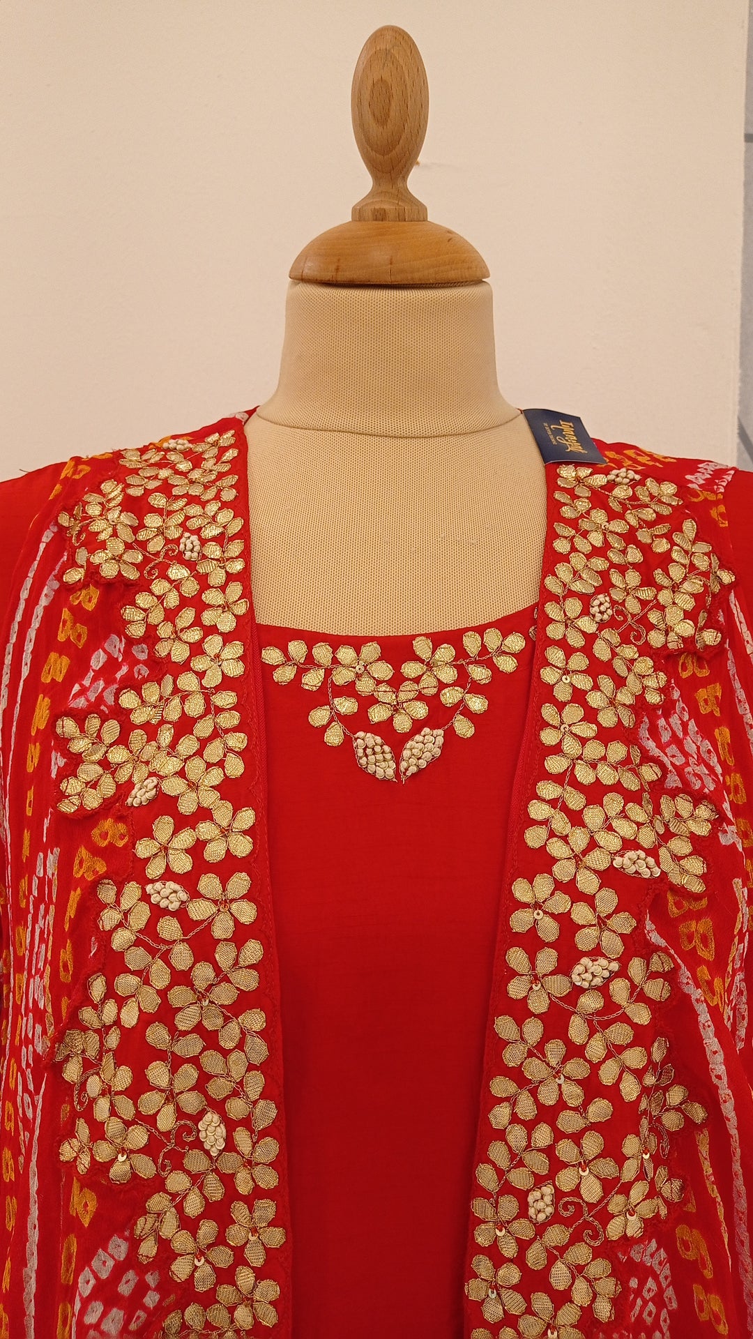 Cherry Red with Tops and Jacket (Ready to Wear)