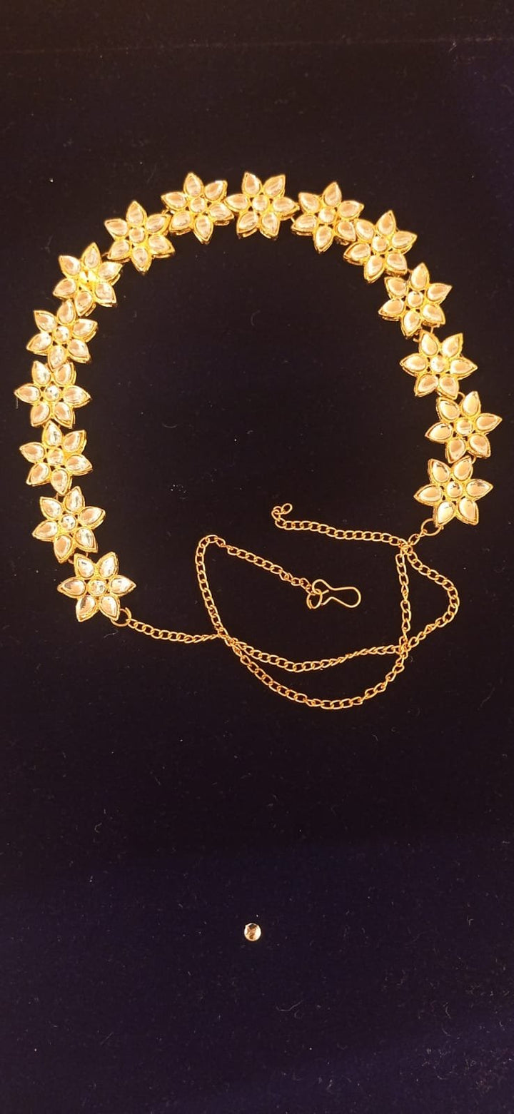 Kundan Star, Flower and Dew Drop Jewellery Headbands