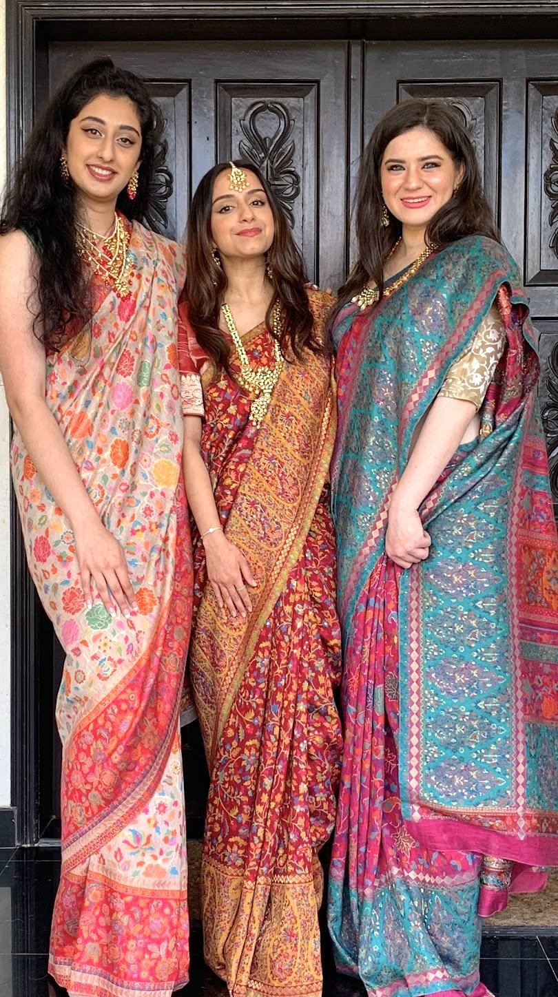 Nayan Silk Saree Red and Yellow Kaani-Inspired Saree With Paisleys and Zari (Pre-Order)